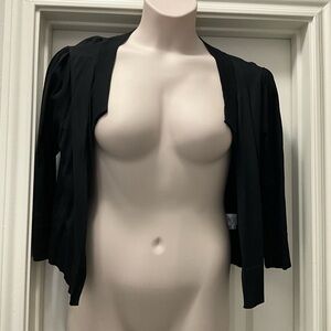 Eve Mendes Women's Black Open Cardigan